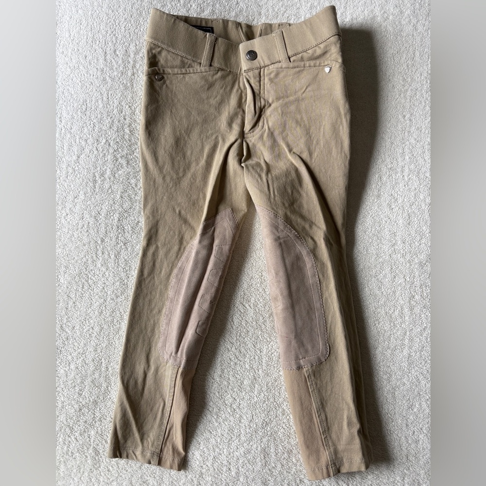 Ariat Beige Equestrian Pants, Girls Size 7